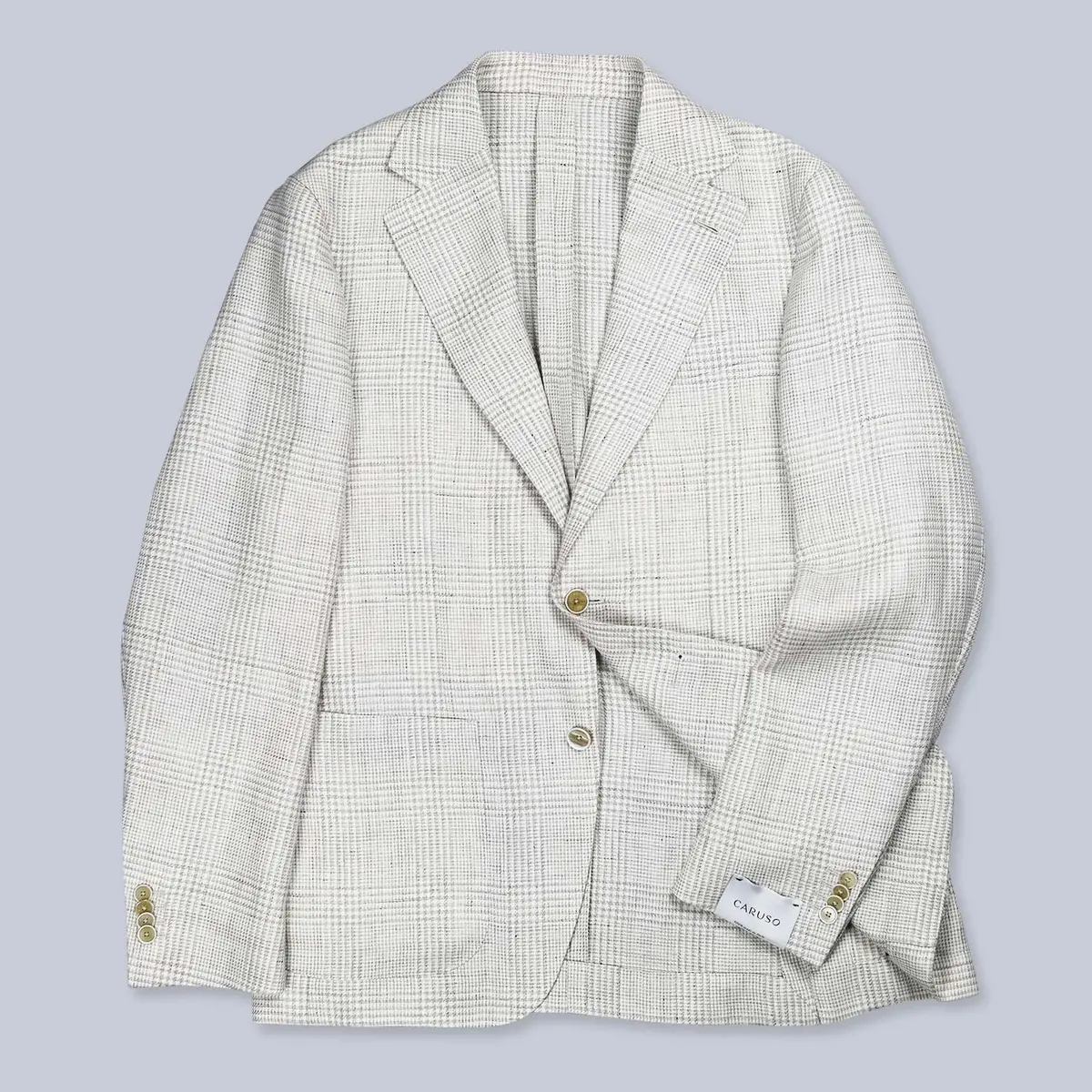 Light Beige Linen Wool Butterfly Blazer 1