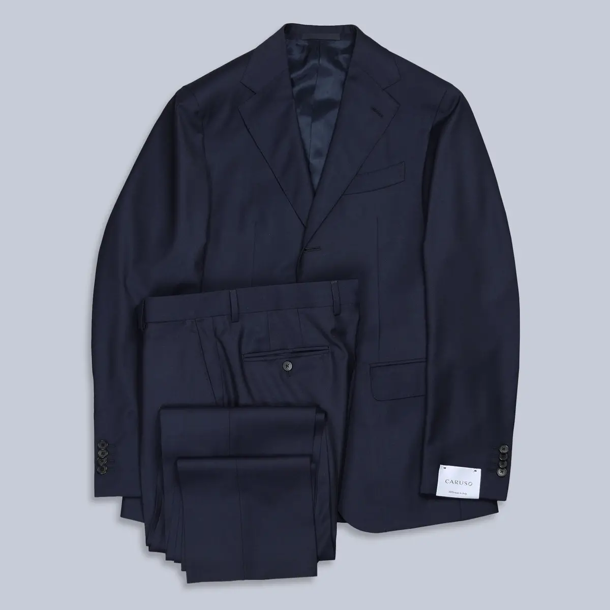 Dark Blue Superfine Wool Suit 1