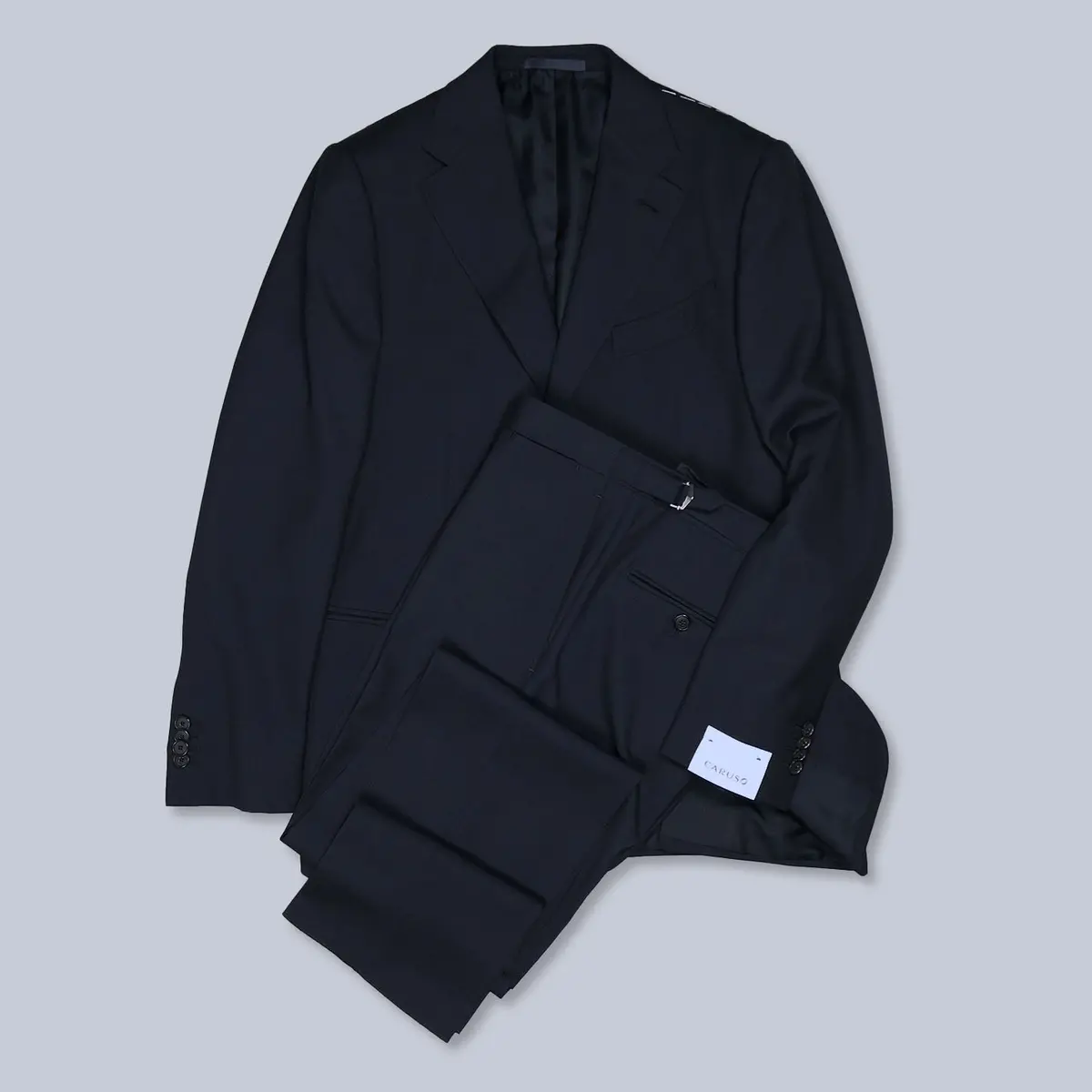 Navy Superfine Merino Wool Suit 1