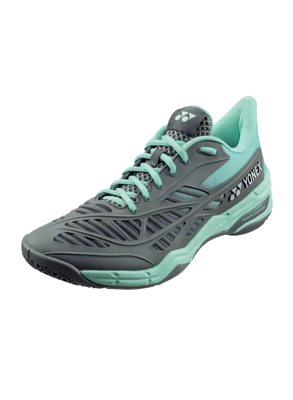 Yonex Power Cushion Cascade Drive Unisex Badminton Shoes (Gray/Pale Green) 1