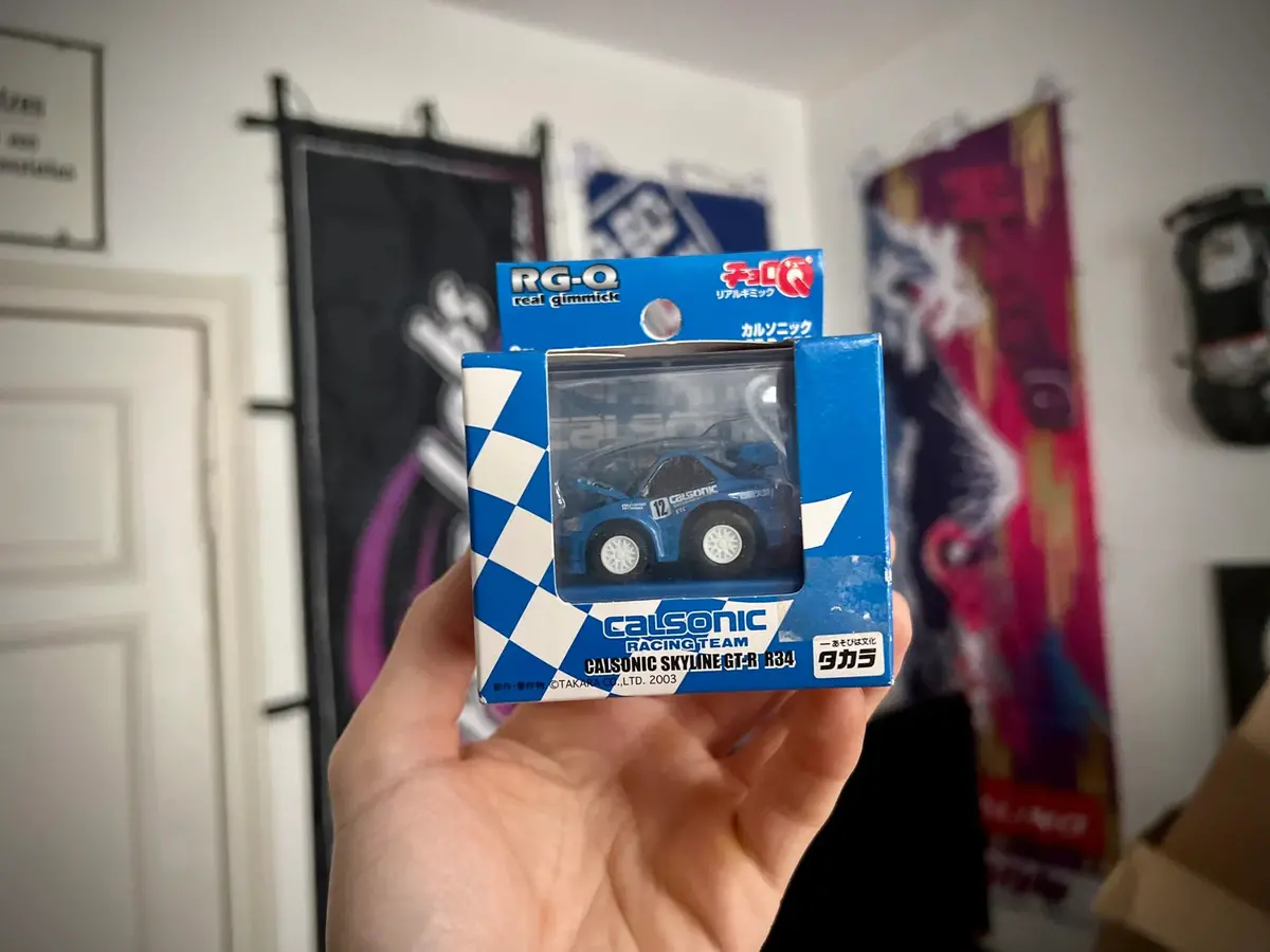 Choro-Q Real Rimmick - Calsonic Skyline Gt-R (R34) 1