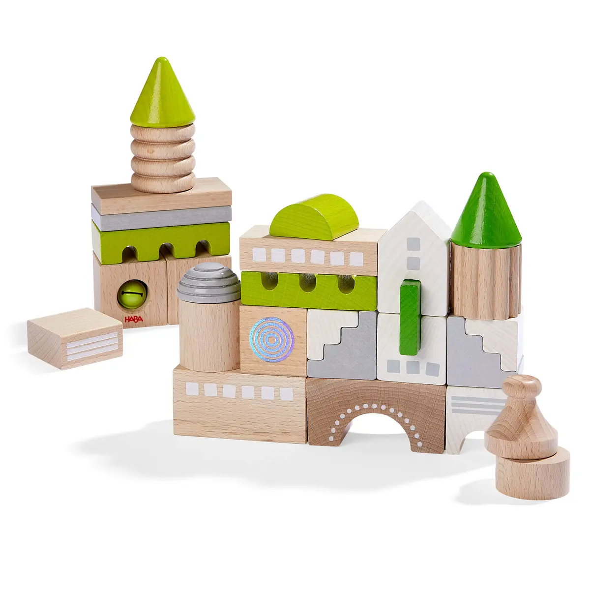 Coburg 28 Piece Wooden Building Blocks 1