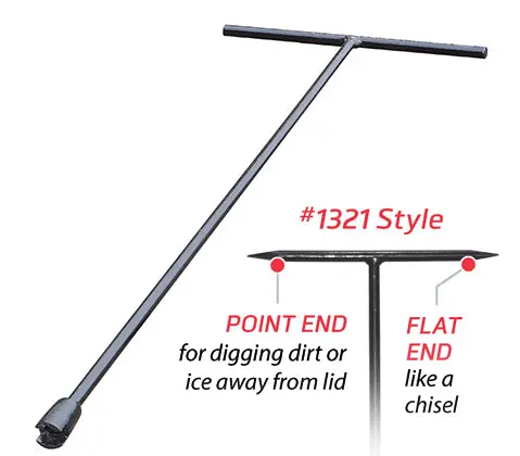 Curb Key - Chisel-Combo-Key Trumbull Style #1321 1