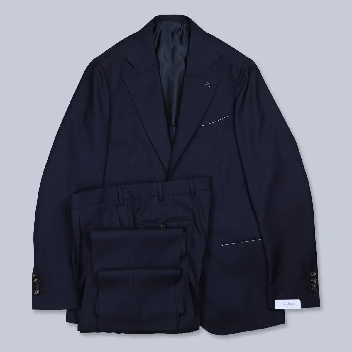 Navy Lightweight Tropical Wool Suit 1