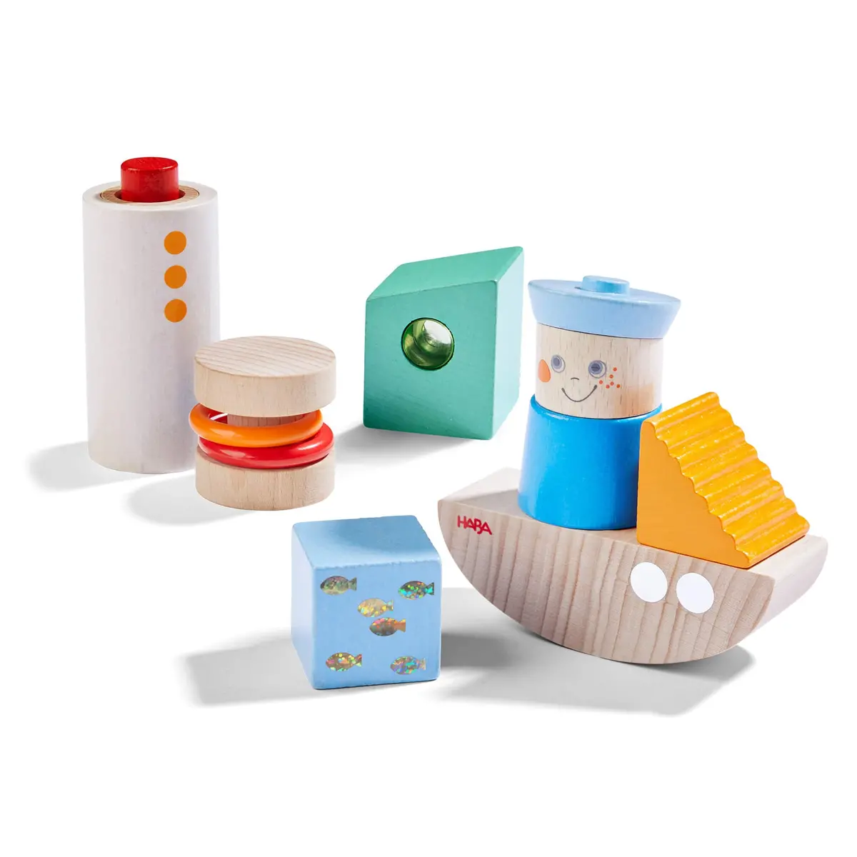 Discovery Boat Wooden Building Blocks Set 1