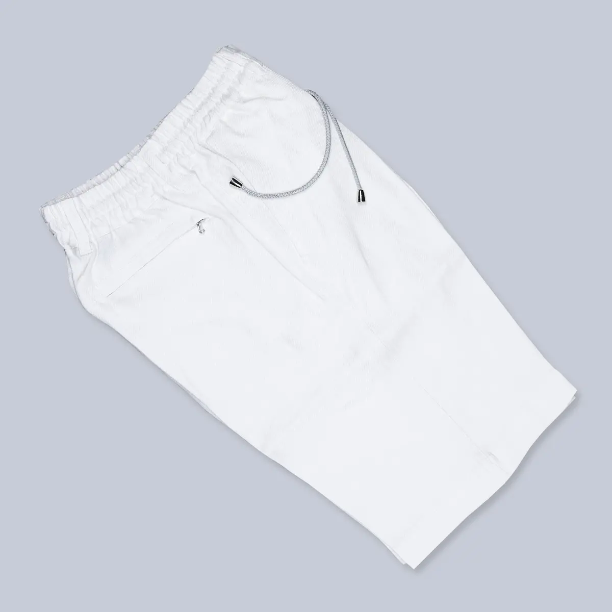 Off-White Linen Shorts 1