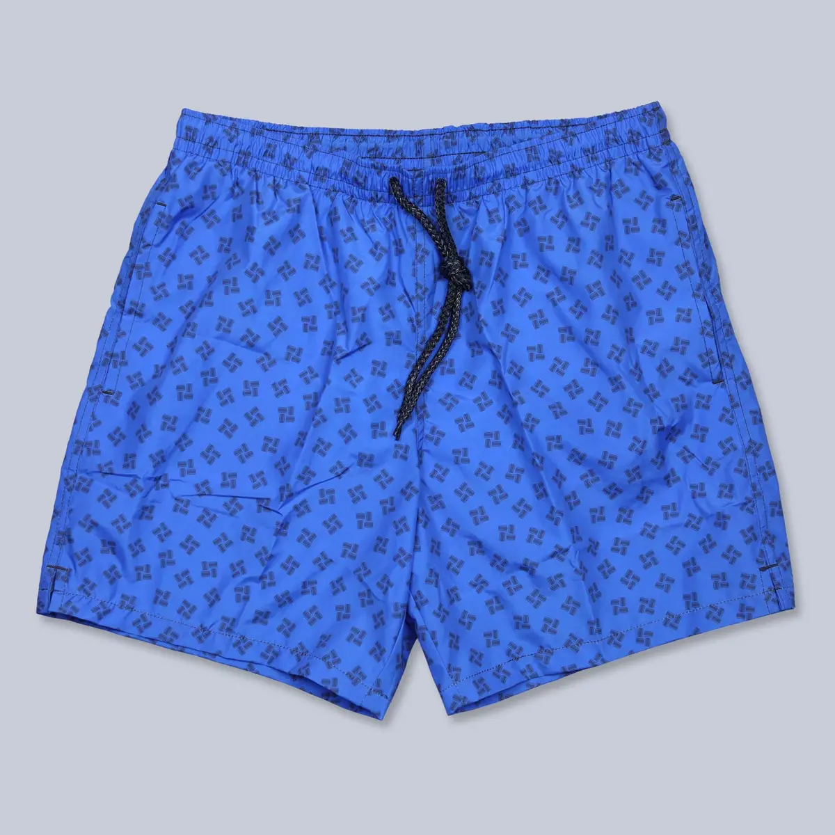 Royal Blue Printed Swim Shorts 1