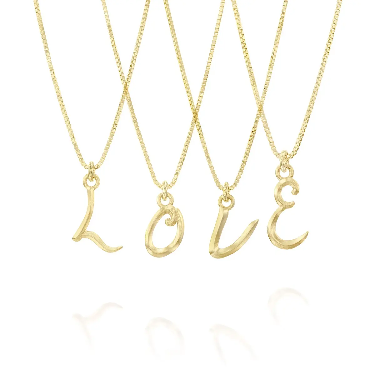 Gold Letter Necklace 1