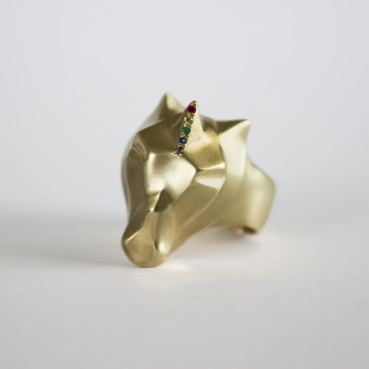 Gold Unicorn Ring 1