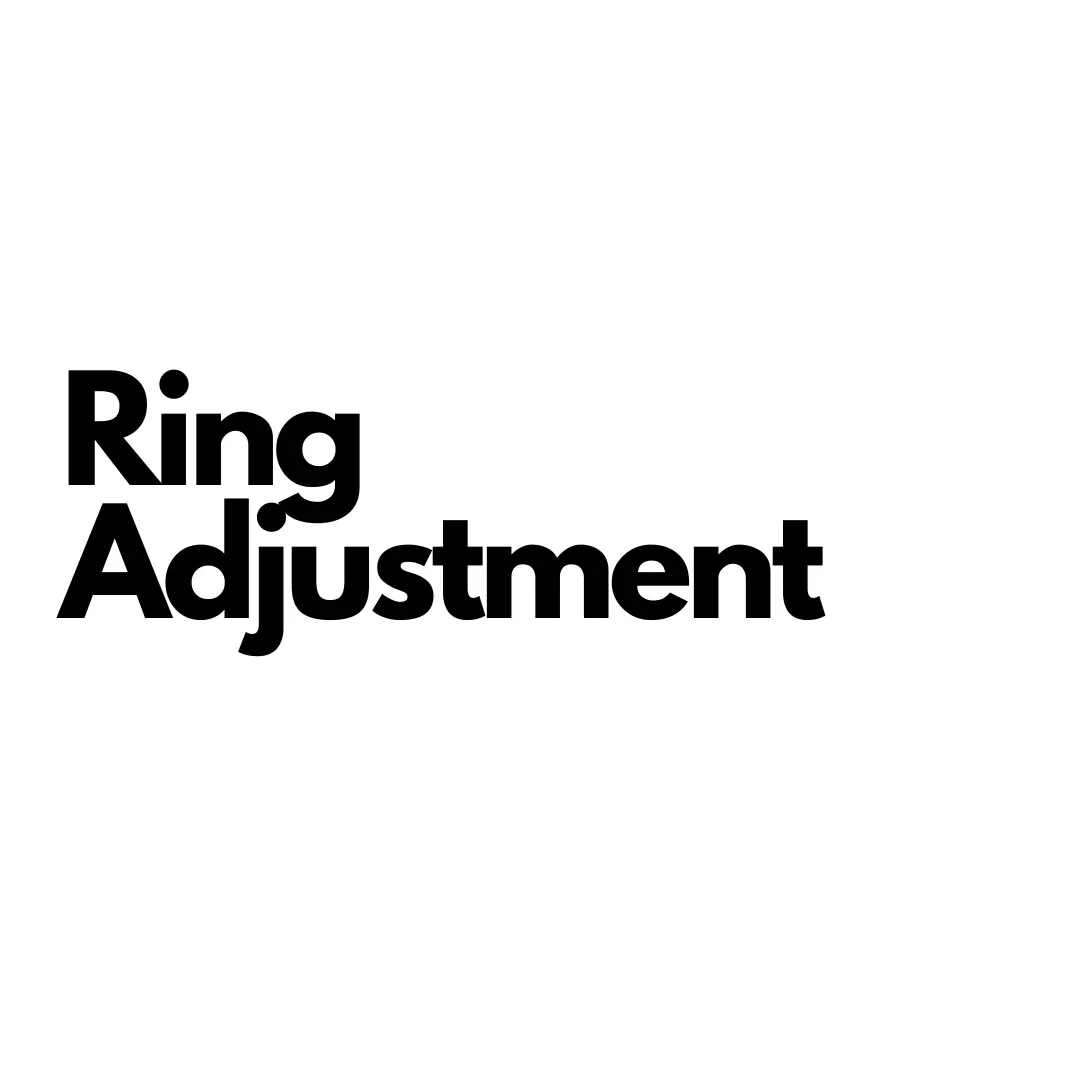 Ring Adjustment 1