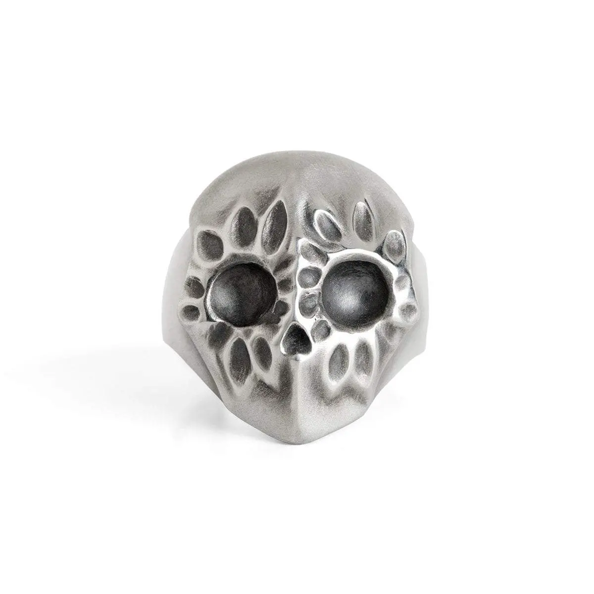 Flower Skull Ring 1