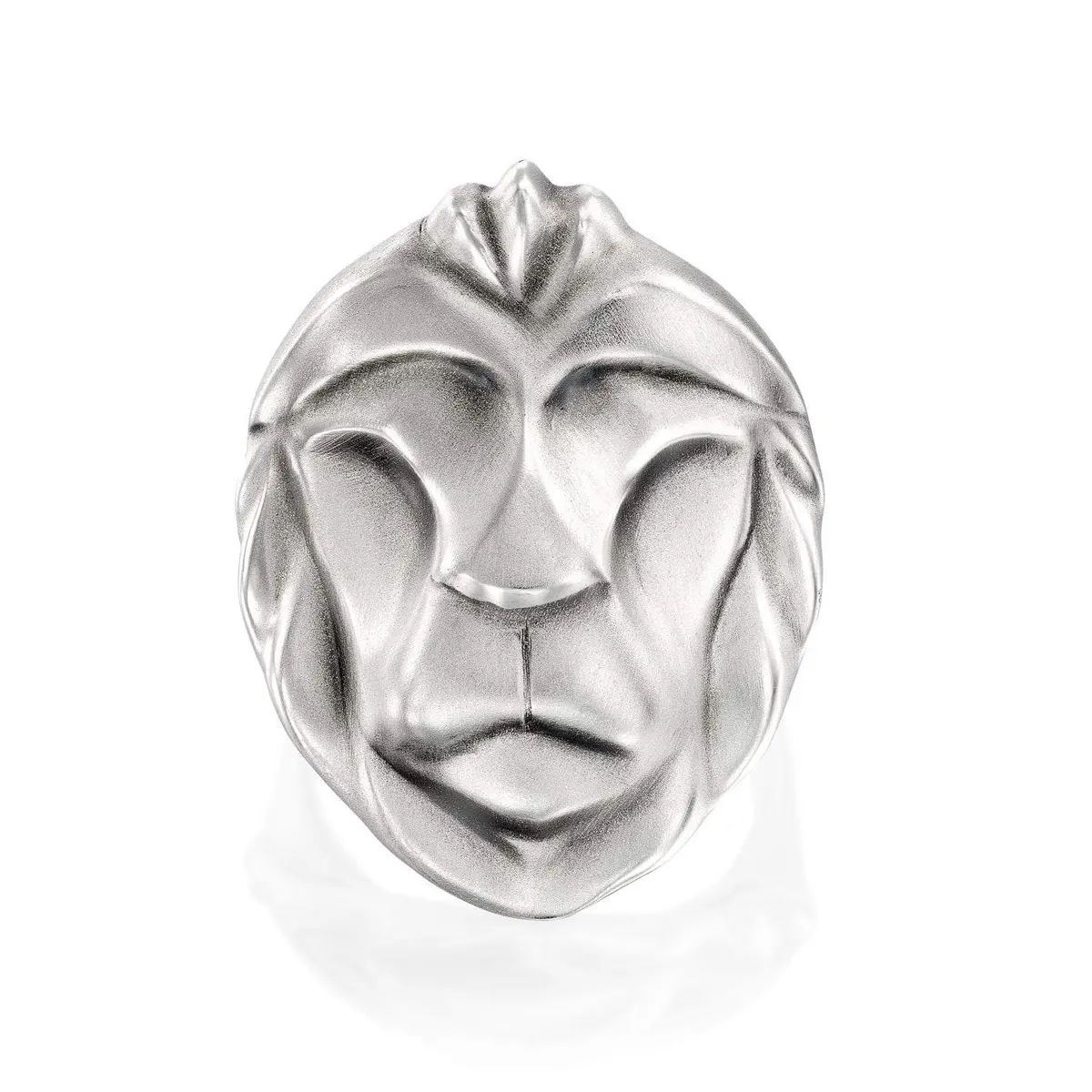 Silver Lion Ring 1