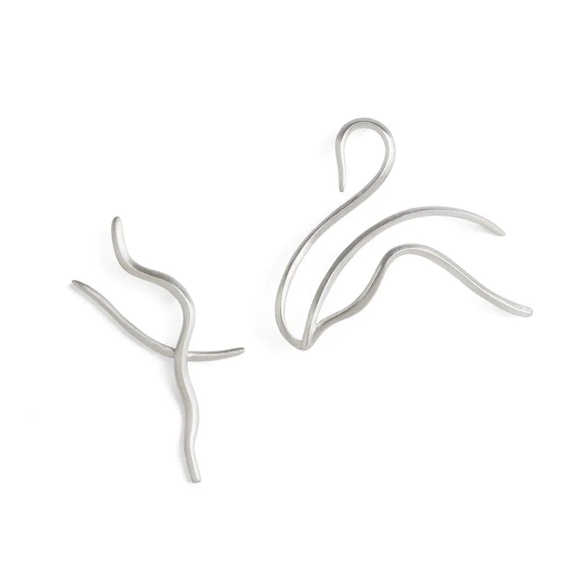 Swan Asymmetric Earrings 1