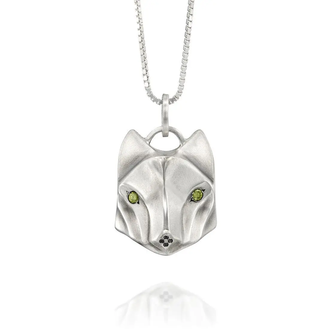 Wolf Necklace With Yellow Eyes 1