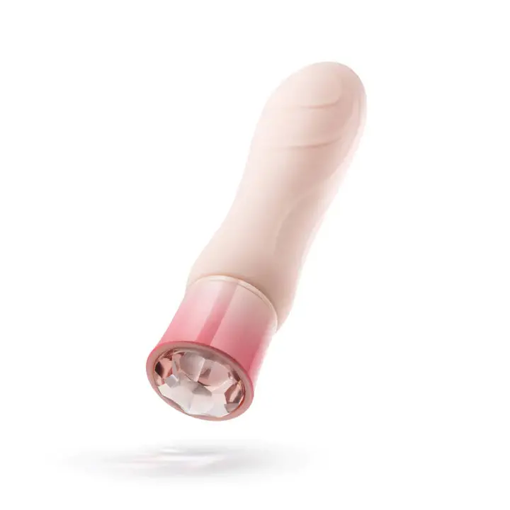 Oh My Gem Elegant 5 Inch Warming G-Spot Vibrator In Morganite 1