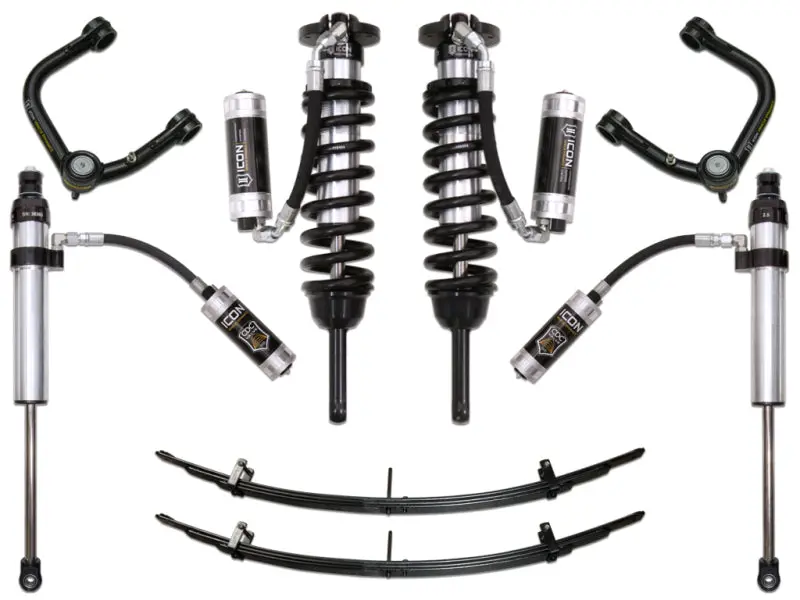 Icon 05-15 Toyota Tacoma 0-3.5In/2016+ Toyota Tacoma 0-2.75In Stg 6 Suspension System W/Tubular Uca 1