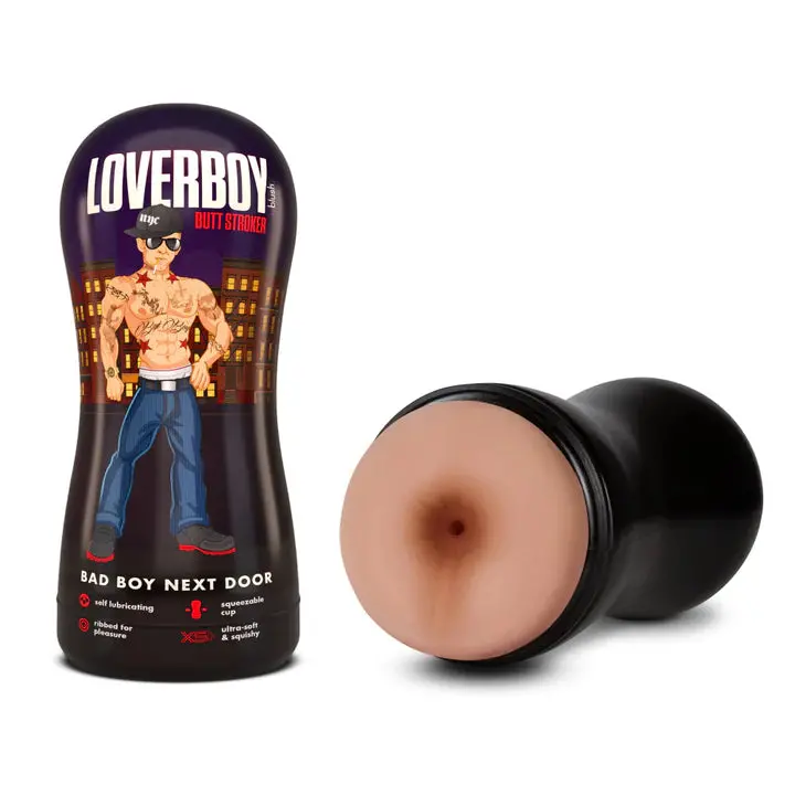 Loverboy Bad Boy Next Door Self Lubricating Realistic Beige Masturbator / Stroker 1