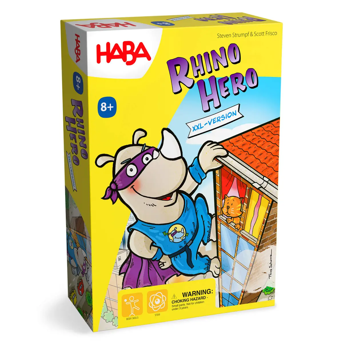 Giant Rhino Hero Xxl Stacking Cards Game 1