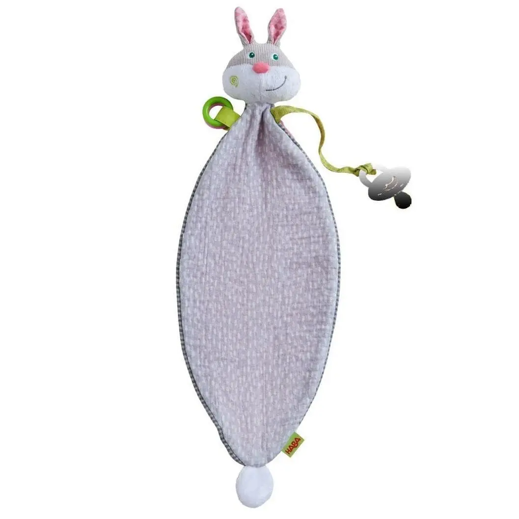 Bunny Lovey Baby Blankie 1