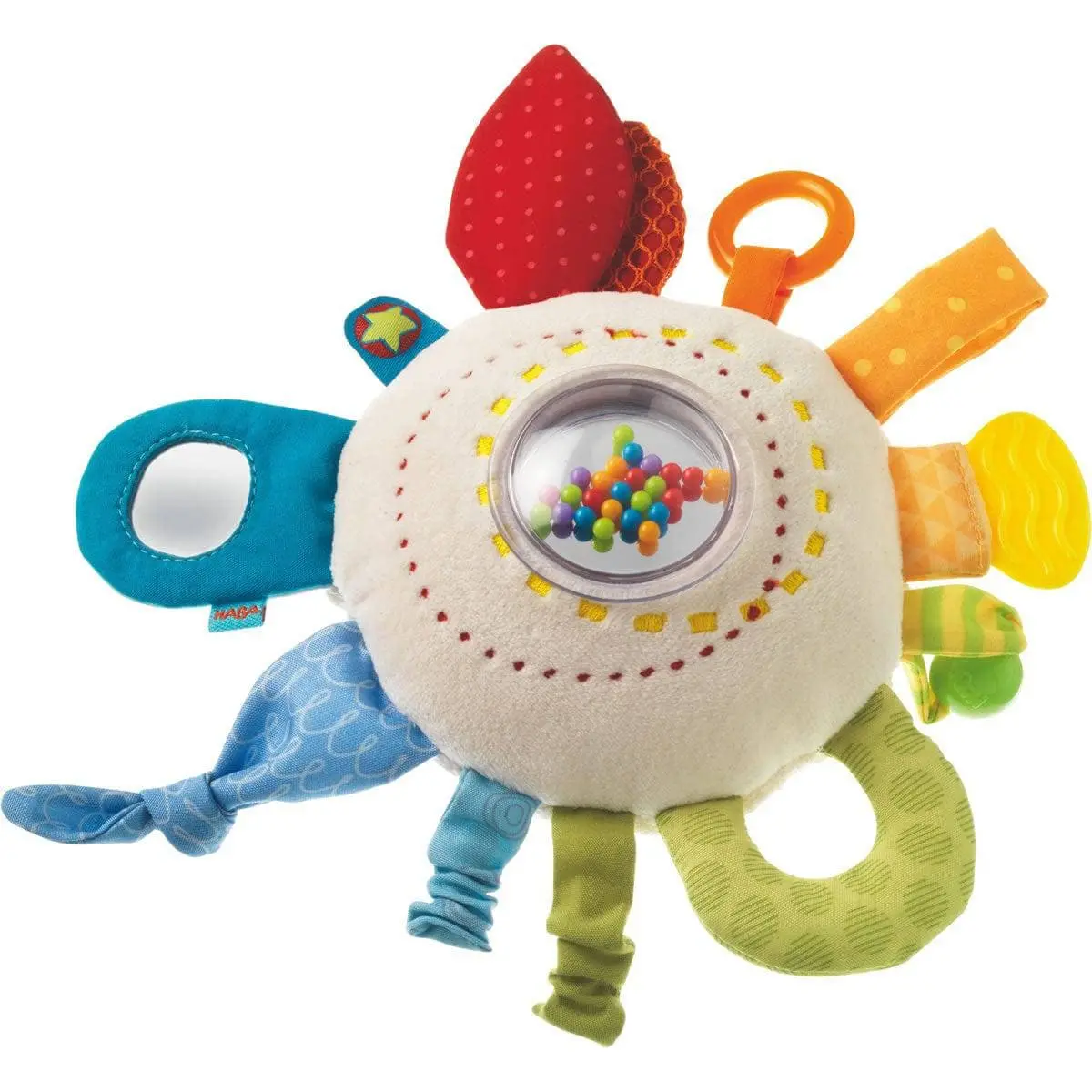 Teether Cuddly Rainbow Round Activity Toy 1