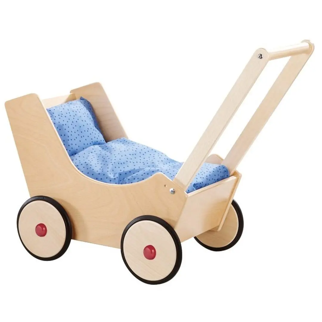Wooden Doll Stroller 1