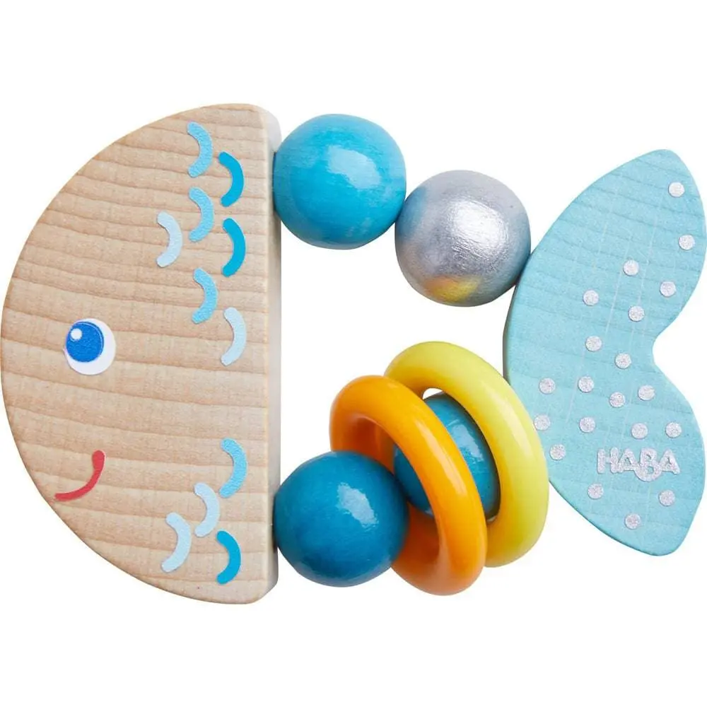 Rattlefish Wooden Baby Rattle 1