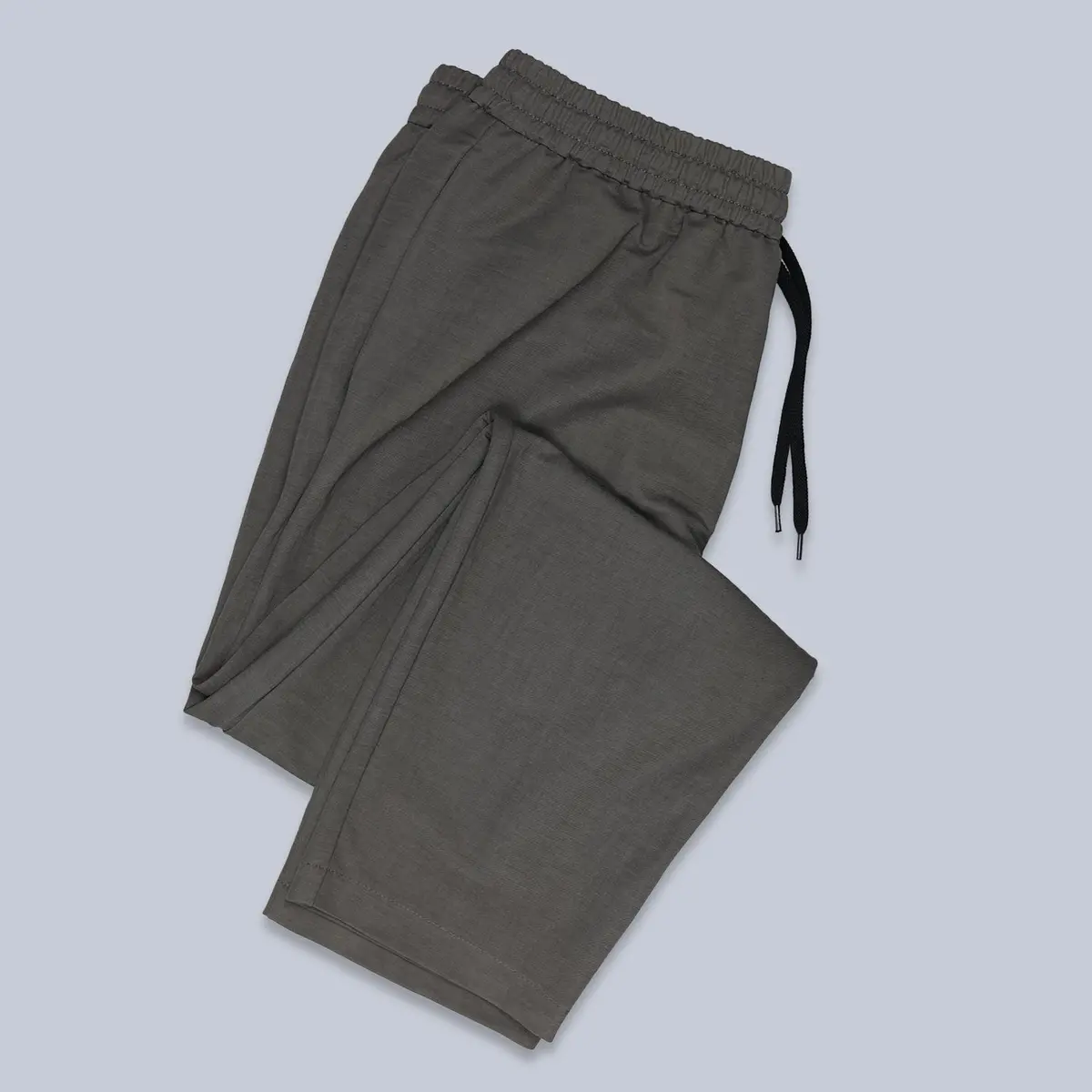 Green Rayon Comfort Trousers 1