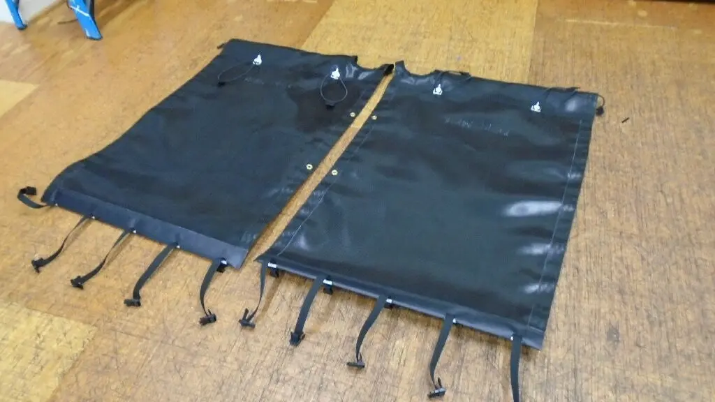 Tandem Island Trampoline Set - Sewn Seams 1