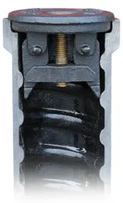 Curb Box Repair Lids - Inside Repair Lid For Outside Style 2-1/2" Curb Box (T-372 Or T373) 1