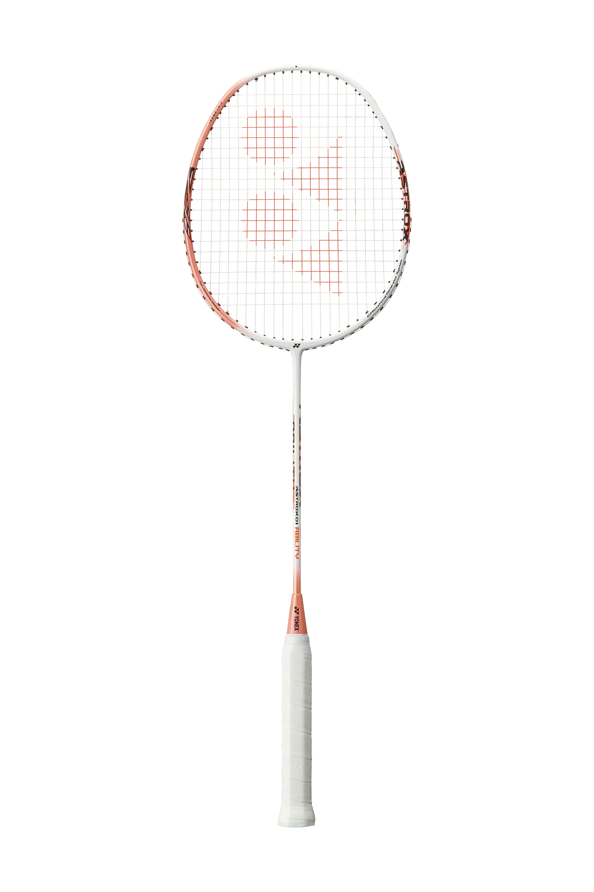 Yonex Astrox 01 Ability Strung Badminton Racket (White/Pink) 1