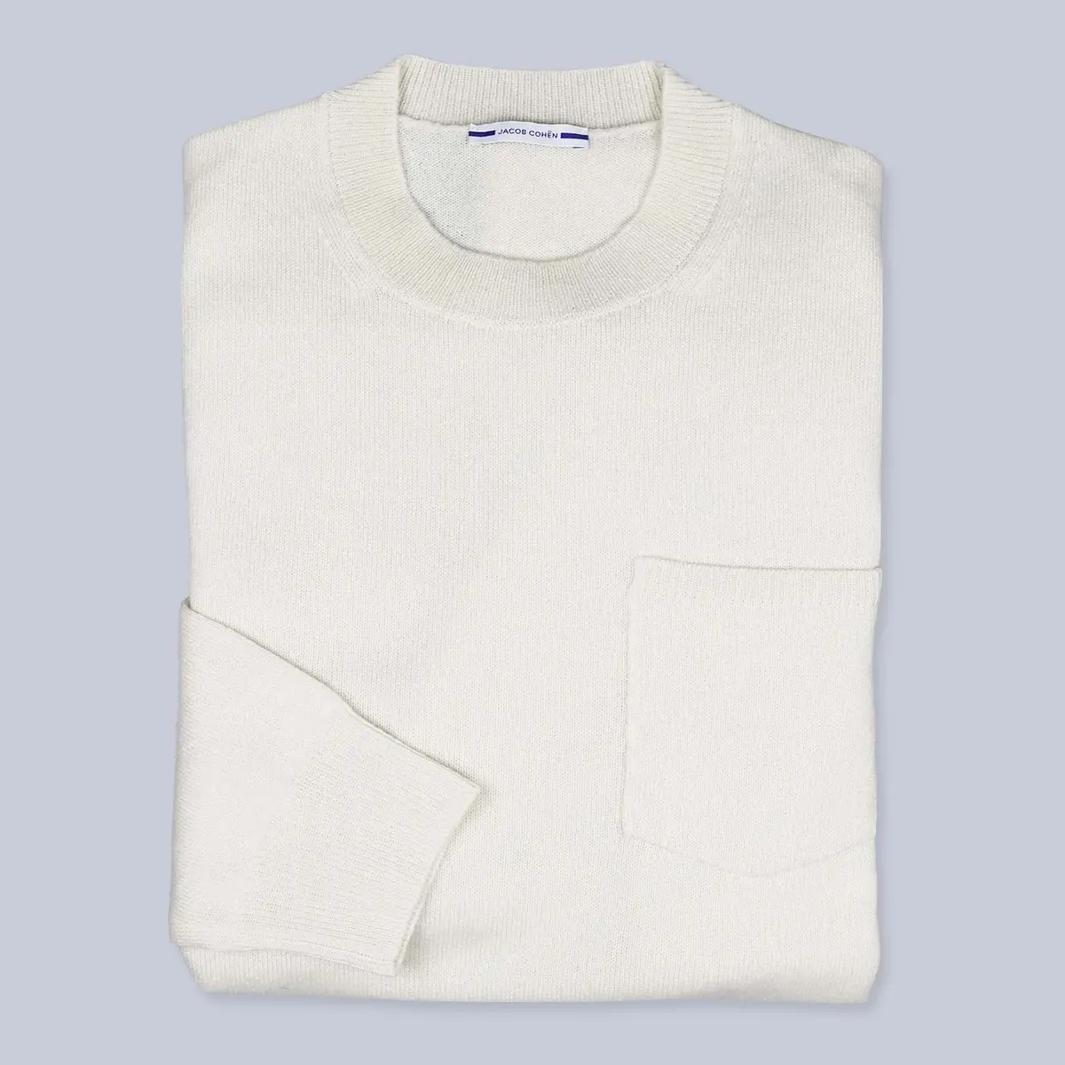 Cream White Cashmere Sweater 1