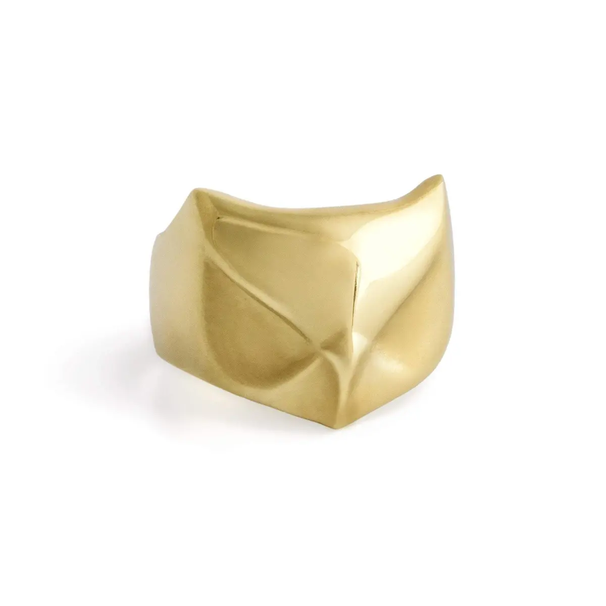 Gold Great Horned Owl Ring 1