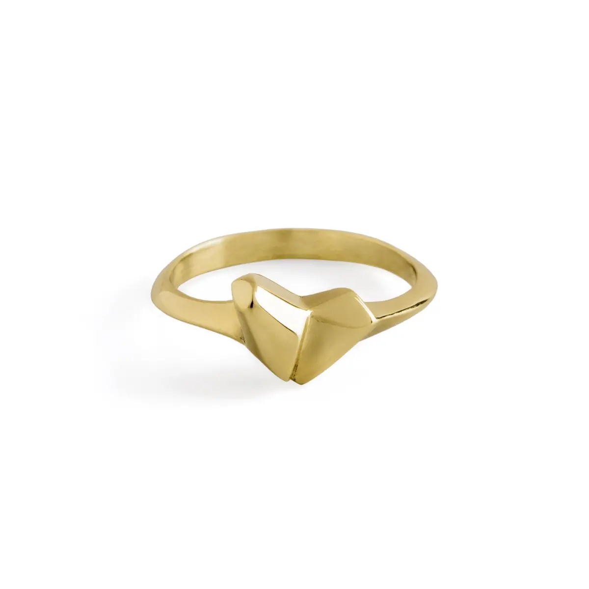 Gold Heart Ring 1