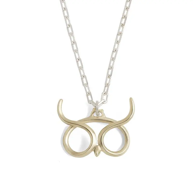 Gold Owl Necklace 1