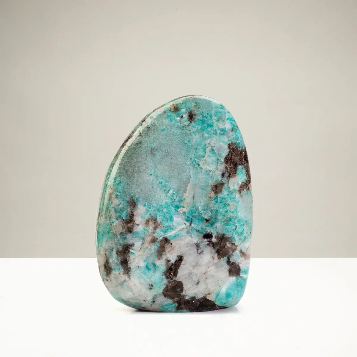 Amazonite Freeform Cut Base - 7" / 2,400G 1