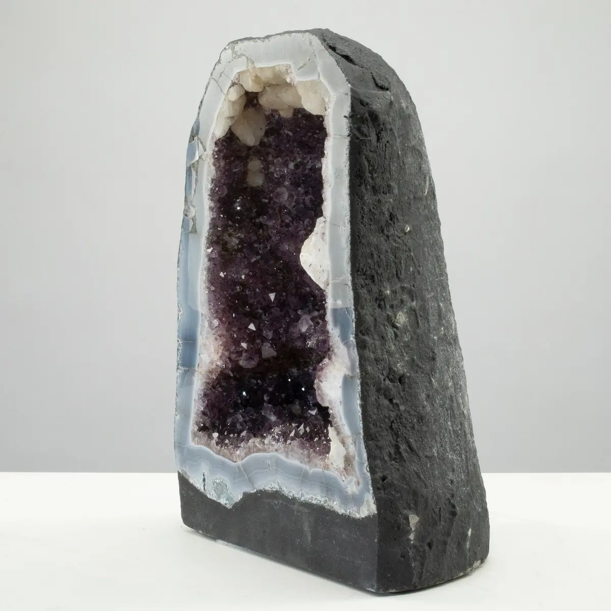 Amethyst Geode Cathedral From Brazil - 14" / 31.7Lbs 1