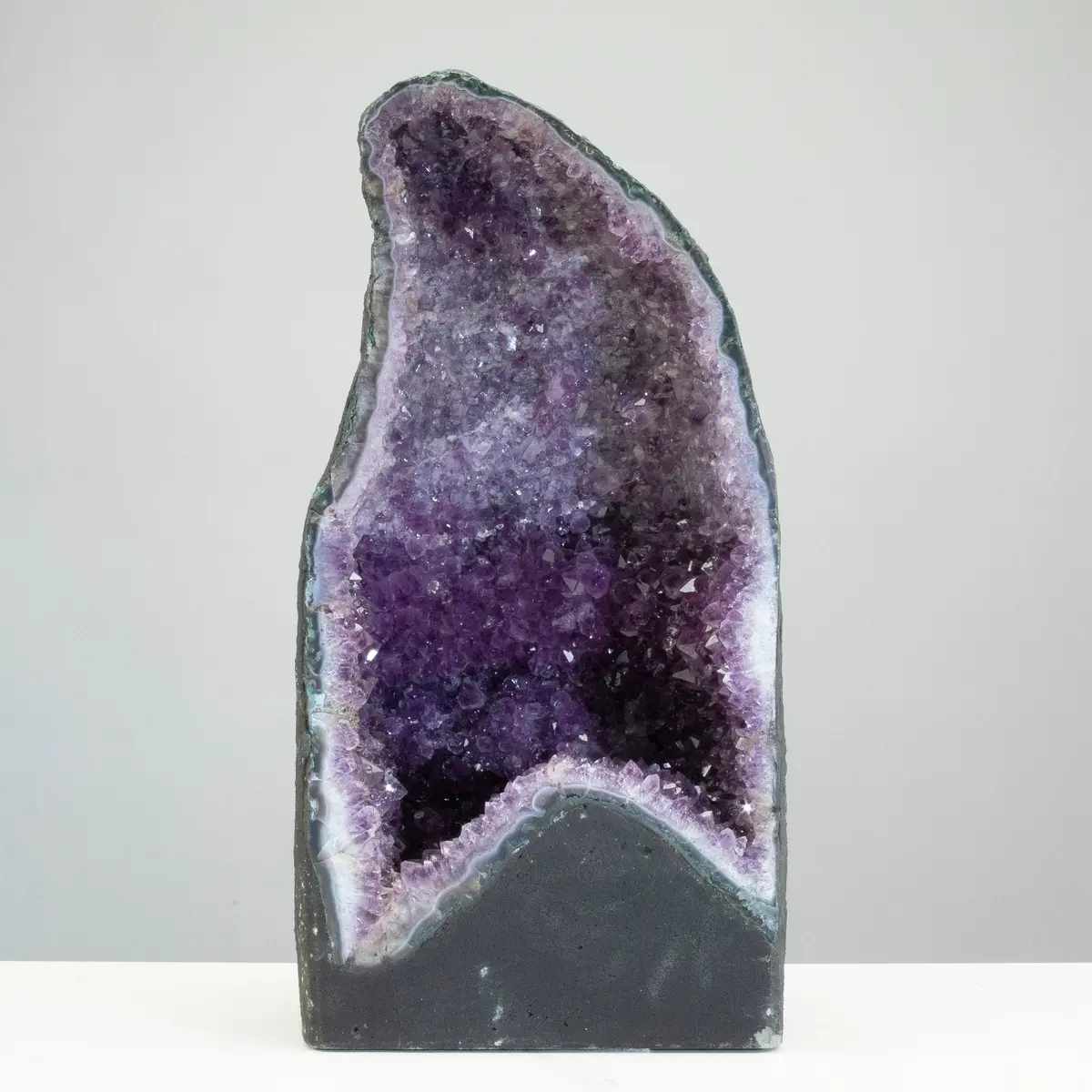 Amethyst Geode Cathedral From Brazil - 17" / 33Lbs 1
