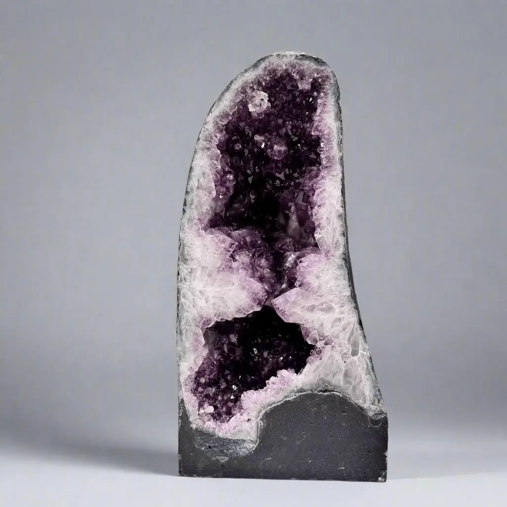 Amethyst Geode Cathedral From Brazil - 19" / 63 Lbs 1