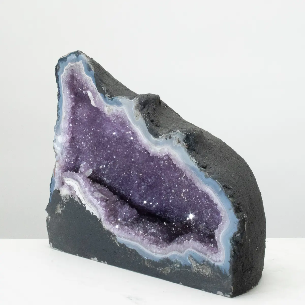 Amethyst Geode Cathedral From Brazil - 9" / 22.2 Lbs 1