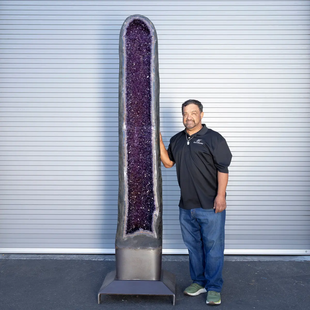 Amethyst Geode Cathedral From Uruguay - 95" / 998 Lbs 1