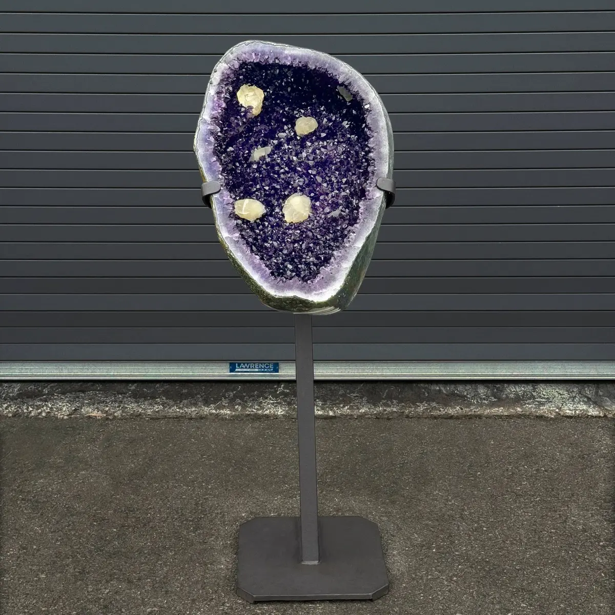 Amethyst Geode On Custom Stand From Uruguay - 47 In / 117 Lbs 1