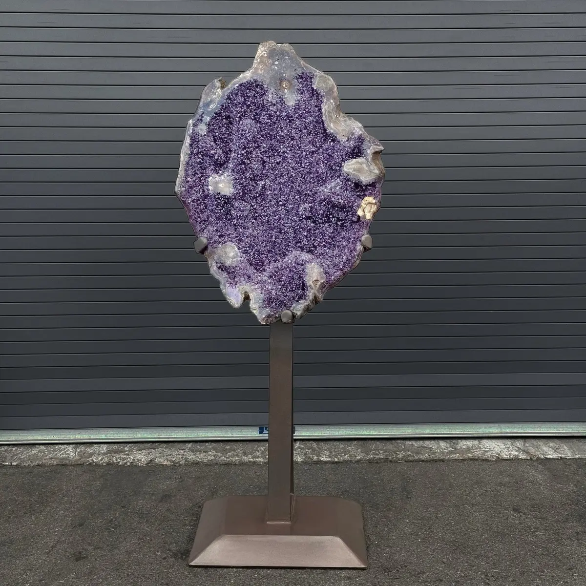 Amethyst Geode On Custom Stand From Uruguay - 65 In / 406 Lbs 1