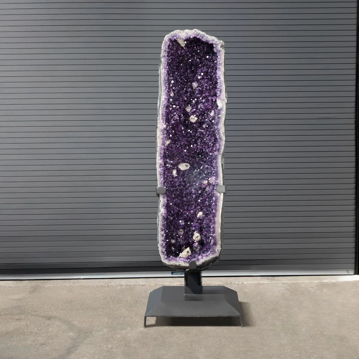 Amethyst Geode On Custom Stand From Uruguay - 81 In / 895 Lbs 1
