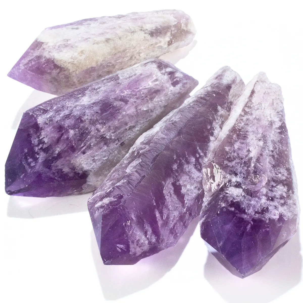 Bahia Amethyst Elestial Laser Wand From Brazil 1
