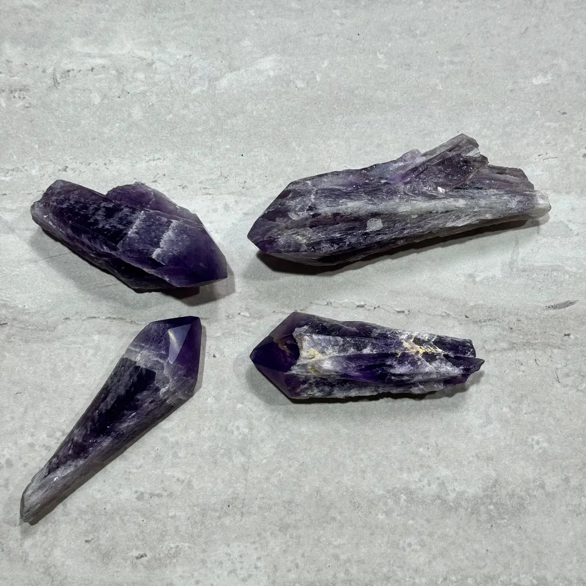 Large Bahia Amethyst Elestial Laser Wand 1
