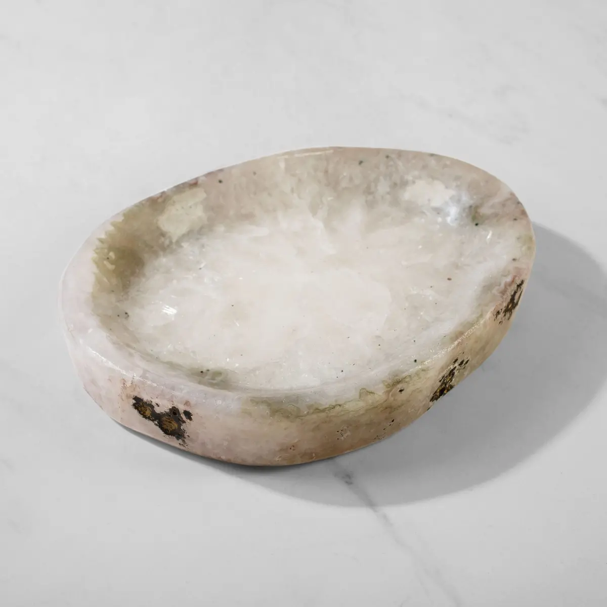 Natural Amethyst Crystal Bowl From Brazil - 10.5" 1