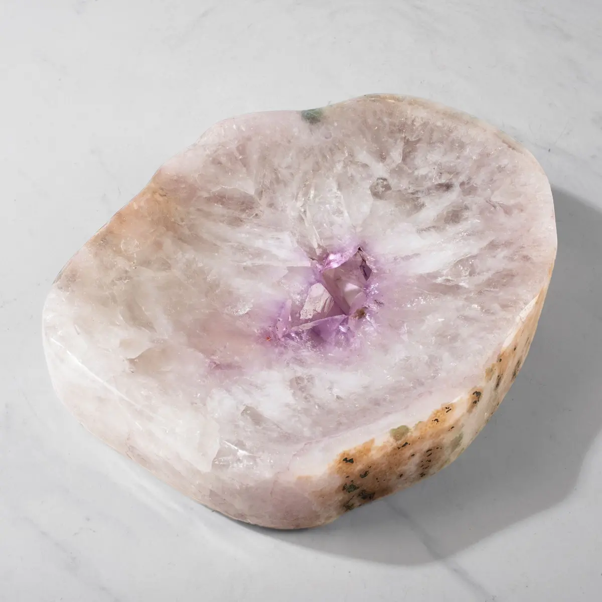 Natural Amethyst Crystal Bowl From Brazil - 11" 1