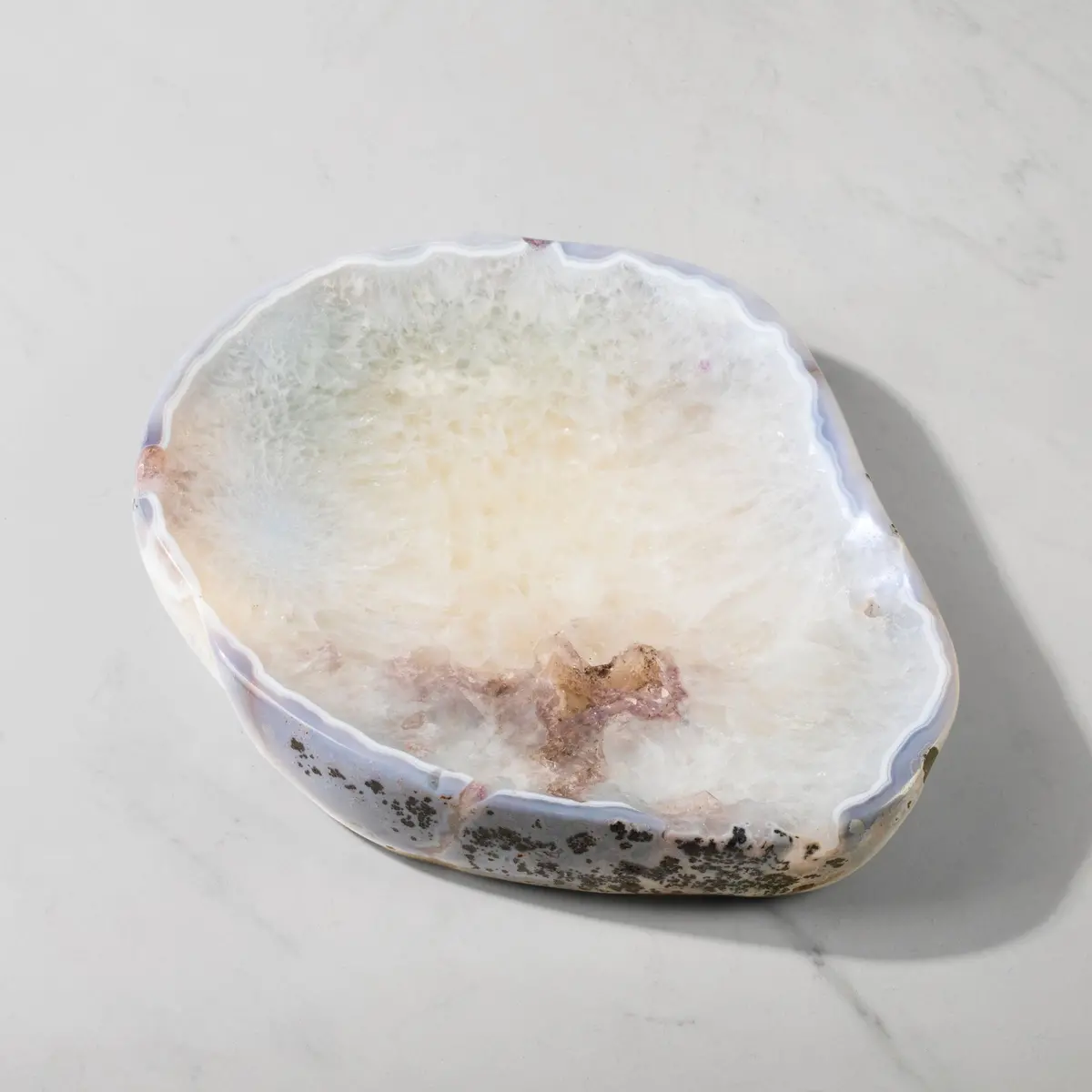 Natural Amethyst Crystal Bowl From Brazil - 12.25" 1