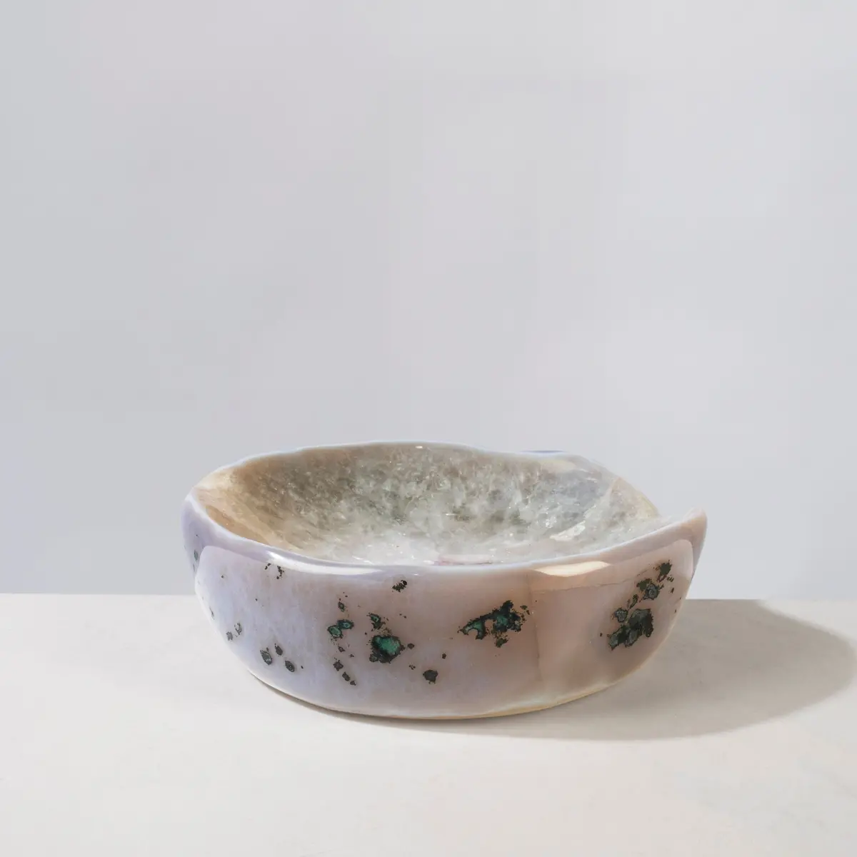 Natural Amethyst Crystal Bowl From Brazil - 6.5" 1
