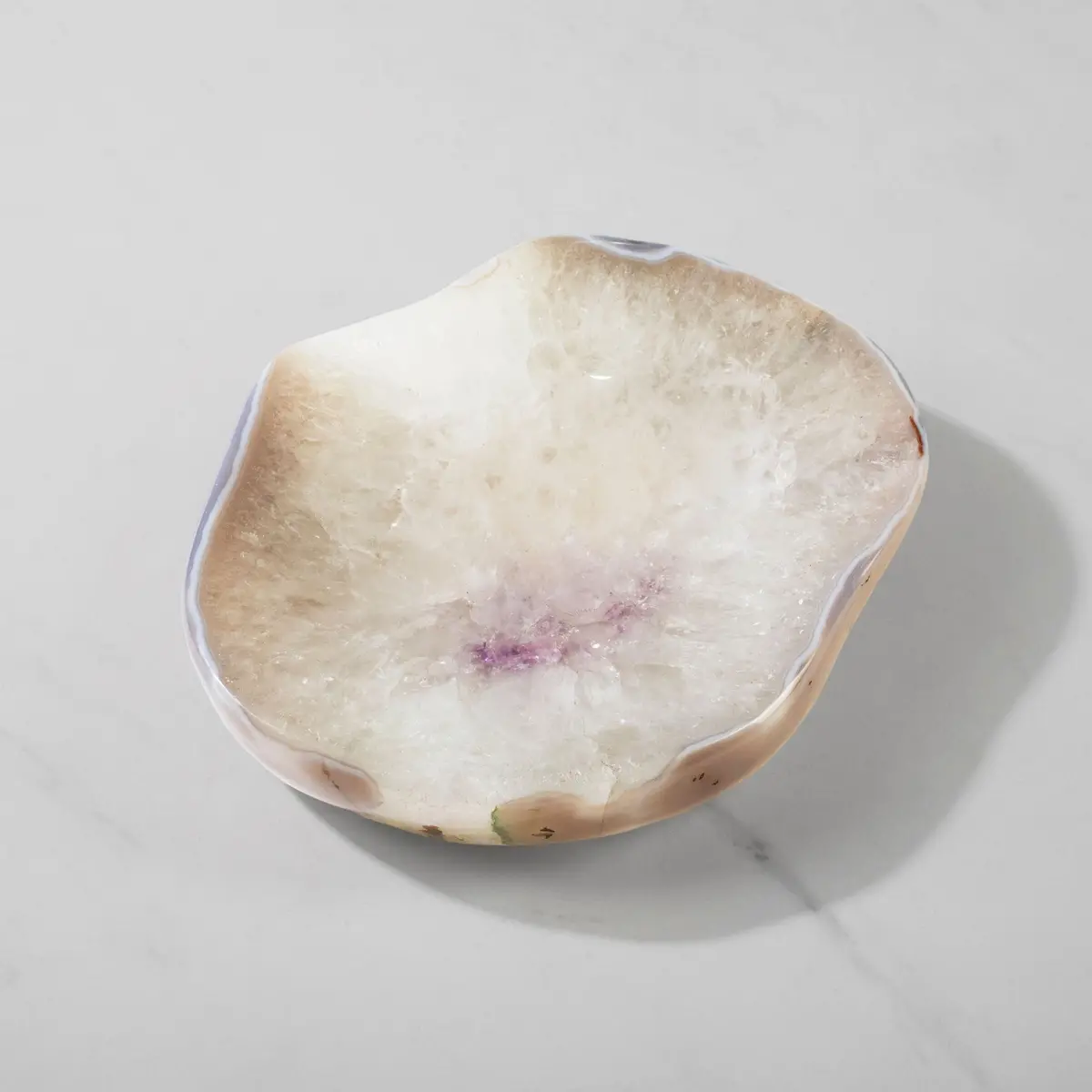Natural Amethyst Crystal Bowl From Brazil - 9.25" 1